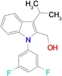 1-(3',5'-Difluorophenyl)-2-hydroxymethyl-3-isopropylindole