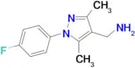 C-[1-(4-Fluoro-phenyl)-3,5-dimethyl-1H-pyrazol-4-yl]-methylamine