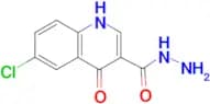 6-Chloro-4-hydroxyquinoline-3-carbohydrazide
