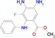 4,5-Diamino-3-fluoro-2-phenylaminobenzoic acid methyl ester