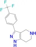 3-[4-(Trifluoromethyl)phenyl]-4,5,6,7-tetrahydro-1H-pyrazolo[4,3-c]pyridine