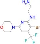 N1-(3-Bromo-6-morpholin-4'-yl-4-(trifluoromethyl)pyridin-2-yl)ethane-1,2-diamine