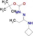 N'-[1-Cyclobutylaminopropylidene]hydrazinecarboxylic acid tert-butyl ester