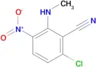 6-Chloro-2-(methylamino)-3-nitrobenzenecarbonitrile