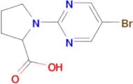 1-(5-Bromopyrimidin-2-yl)pyrrolidine-2-carboxylic acid