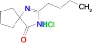 2-Butyl-1,3-diaza-spiro[4.4]non-1-en-4-one hydrochloride