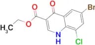 Ethyl 6-bromo-8-chloro-4-hydroxy-quinoline-3-carboxylate