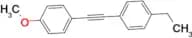 1-Ethyl-4-(2-(4-methoxyphenyl)ethynyl)benzene