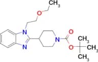 Tert-Butyl 4-(1-(2-ethoxyethyl)-1H-benzo[d]imidazol-2-yl)piperidine-1-carboxylate