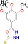 5-(3,4,5-Trimethoxy-phenyl)-[1,3,4]oxadiazole-2-thiol