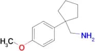 C-[1-(4-Methoxy-phenyl)-cyclopentyl]-methylamine