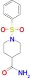 1-Benzenesulfonyl-piperidine-4-carboxylic acid amide