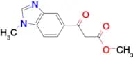 3-(1-Methyl-1H-benzoimidazol-5-yl)-3-oxo-propionic acid methyl ester