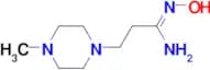 (1Z)-N'-Hydroxy-3-(4-methyl-1-piperazinyl)propanimidamide