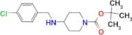 Tert-Butyl 4-(4-chlorobenzylamino)piperidine-1-carboxylate