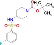 Tert-Butyl 4-(3-fluorophenylsulfonamido)piperidine-1-carboxylate