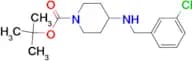 Tert-Butyl 4-(3-chlorobenzylamino)piperidine-1-carboxylate