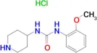 1-(2-Methoxyphenyl)-3-(piperidin-4-yl)urea hydrochloride