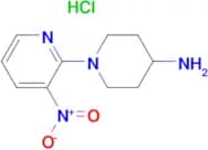 1-(3-Nitropyridin-2-yl)piperidin-4-aminehydrochloride