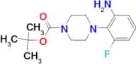 Tert-Butyl 4-(2-amino-6-fluorophenyl)piperazine-1-carboxylate