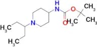 Tert-Butyl 1-(pentan-3-yl)piperidin-4-ylcarbamate