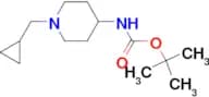 Tert-Butyl 1-(cyclopropylmethyl)piperidin-4-ylcarbamate