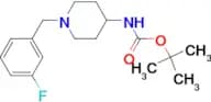 Tert-Butyl 1-(3-fluorobenzyl)piperidin-4-ylcarbamate