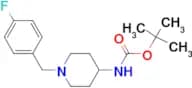 Tert-Butyl 1-(4-fluorobenzyl)piperidin-4-ylcarbamate