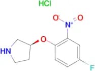 (S)-3-(4-Fluoro-2-nitrophenoxy)pyrrolidine hydrochloride
