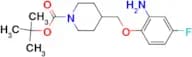 Tert-Butyl 4-[(2-amino-4-fluorophenoxy)methyl]piperidine-1-carboxylate