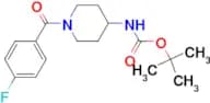 Tert-Butyl 1-(4-fluorobenzoyl)piperidin-4-ylcarbamate