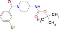 Tert-Butyl 1-(3-bromobenzoyl)piperidin-4-ylcarbamate