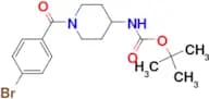 Tert-Butyl 1-(4-bromobenzoyl)piperidin-4-ylcarbamate