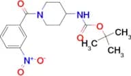 Tert-Butyl 1-(3-nitrobenzoyl)piperidin-4-ylcarbamate