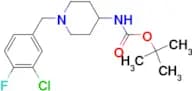 Tert-Butyl 1-(3-chloro-4-fluorobenzyl)piperidin-4-ylcarbamate