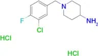 1-(3-Chloro-4-fluorobenzyl)piperidin-4-amine dihydrochloride
