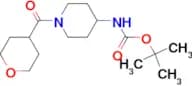 Tert-Butyl 1-(tetrahydro-2H-pyran-4-carbonyl)piperidin-4-ylcarbamate