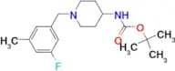 Tert-Butyl 1-(3-fluoro-5-methylbenzyl)piperidin-4-ylcarbamate
