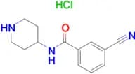 3-Cyano-N-piperidin-4-yl-benzamide hydrochloride