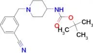 Tert-Butyl 1-(3-cyanobenzyl)piperidin-4-ylcarbamate