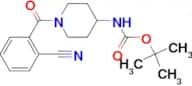 Tert-Butyl 1-(2-cyanobenzoyl)piperidin-4-ylcarbamate