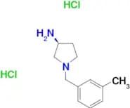 (S)-1-(3-Methylbenzyl)pyrrolidin-3-aminedihydrochloride