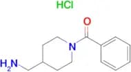 [4-(Aminomethyl)piperidin-1-yl](phenyl)methanone hydrochloride