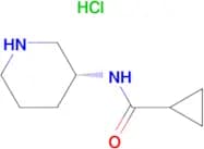 (R)-N-(Piperidin-3-yl)cyclopropanecarboxamide hydrochloride