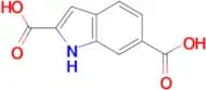 1H-Indole-2,6-dicarboxylic acid