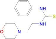 ((2-Morpholin-4-ylethyl)amino)(phenylamino)methane-1-thione