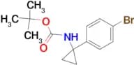 Tert-Butyl N-[1-(4-bromophenyl)cyclopropyl]carbamate