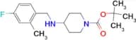 Tert-Butyl 4-(4-fluoro-2-methylbenzylamino)piperidine-1-carboxylate