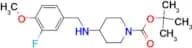 Tert-Butyl 4-(3-fluoro-4-methoxybenzylamino)piperidine-1-carboxylate