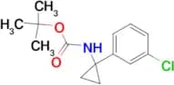 Tert-Butyl N-[1-(3-chlorophenyl)cyclopropyl]carbamate